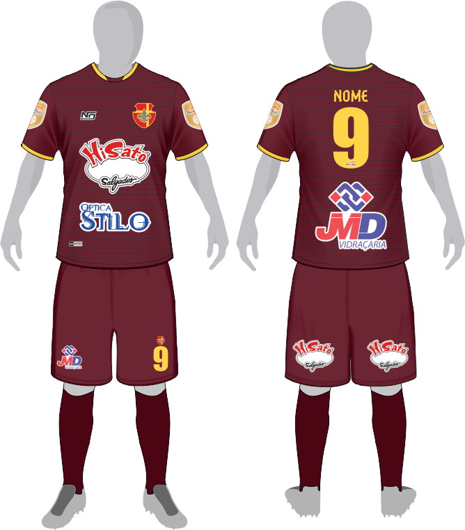 IlustraÃ§Ã£o do uniforme do time Fernando PÃªgolo Alves